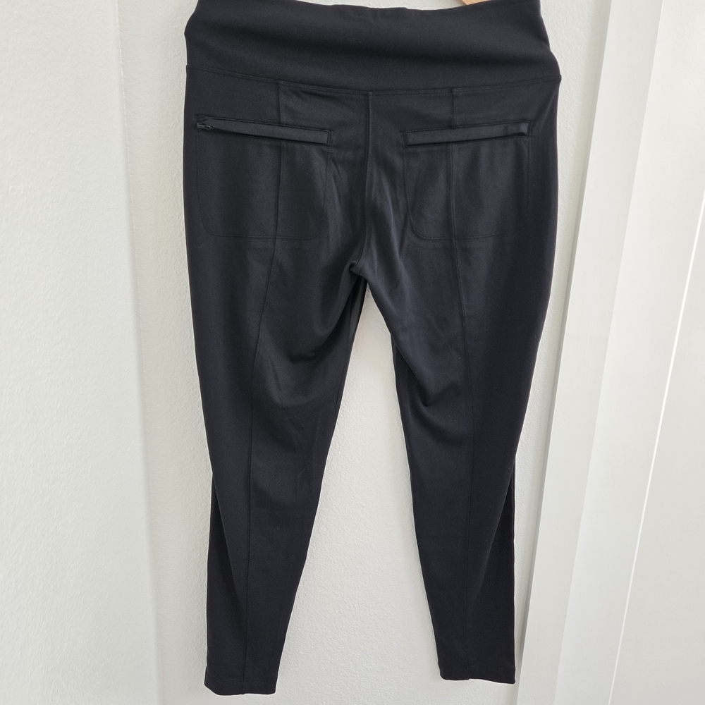 Athleta Delancey Shine Tight Black Leggings Size L - Picture 4 of 14